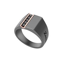 Ringe Zancan Herr in Titan Diamante Black ETA206R-24